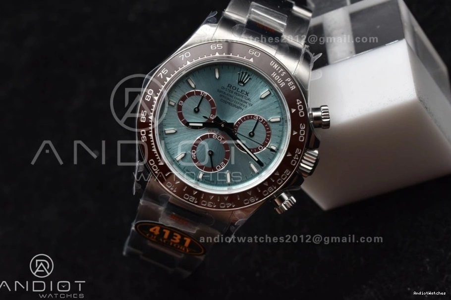 Breathable V Blue Best YG Ice 1:1 SH4131 SS Stick Dial 791 Marker Edition Braclet on QF 126506 Daytona 0327